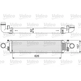 Intercooler, échangeur VALEO OEM BSG 60-535-002