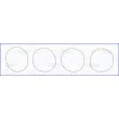 AJUSA 60002400 - Jeu de joints d'étanchéité, chemise de cylindre
