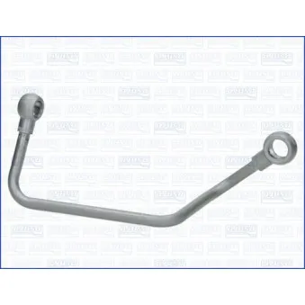 AJUSA OP10358 - Conduite d'huile, compresseur