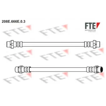 FTE 208E.666E.0.3 - Flexible de frein