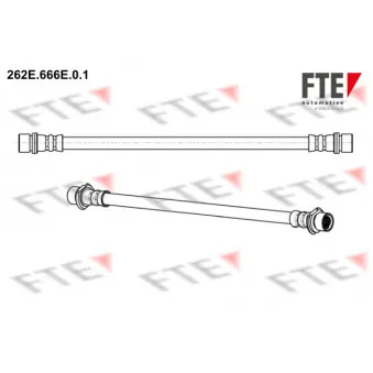 Flexible de frein FTE OEM 90947W2009