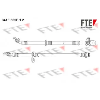 Flexible de frein FTE OEM 90947W2017
