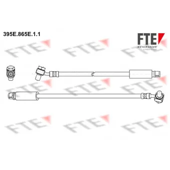 Flexible de frein FTE 395E.865E.1.1 pour OPEL INSIGNIA 1.6 - 116cv