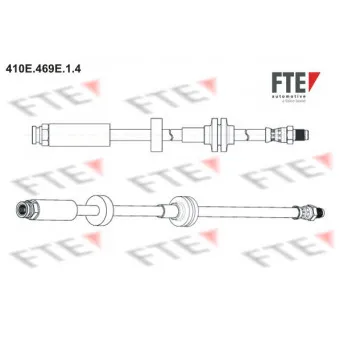 FTE 410E.469E.1.4 - Flexible de frein