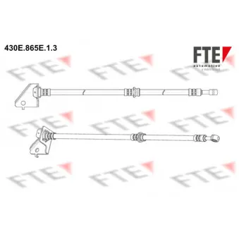 Flexible de frein FTE OEM 587312E000