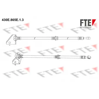 FTE 430E.865E.1.3 - Flexible de frein