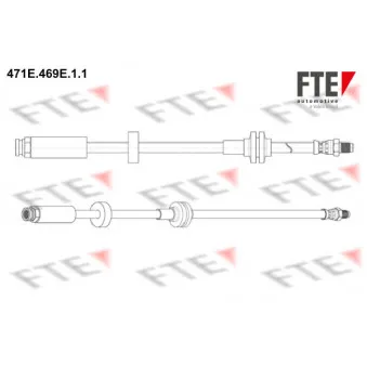 FTE 471E.469E.1.1 - Flexible de frein