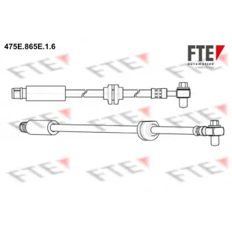 Flexible de frein FTE OEM 562182