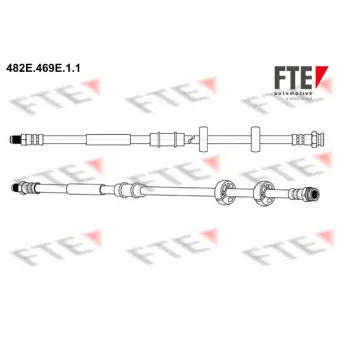 Flexible de frein FTE OEM 46778083