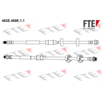 FTE 482E.469E.1.1 - Flexible de frein