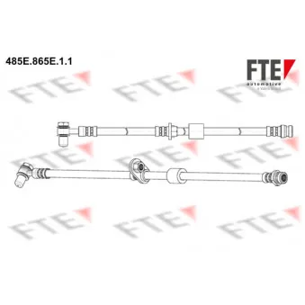 Flexible de frein FTE OEM 4544201126