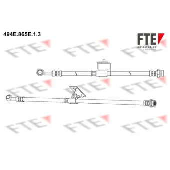 FTE 494E.865E.1.3 - Flexible de frein