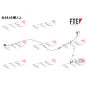 Flexible de frein FTE 585E.865E.1.2 pour VOLKSWAGEN GOLF 2.0 4motion - 120cv