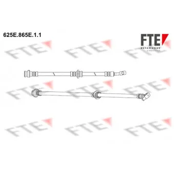 Flexible de frein FTE OEM 46210JD005