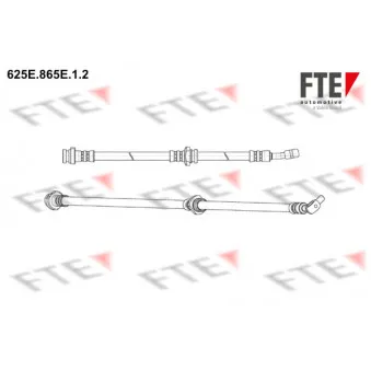 Flexible de frein FTE OEM 46210JD000
