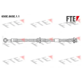 Flexible de frein FTE OEM 46211AV710