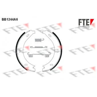 FTE BB1244A6 - Jeu de mâchoires de frein, frein de stationnement