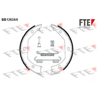 FTE BB1262A6 - Jeu de mâchoires de frein, frein de stationnement