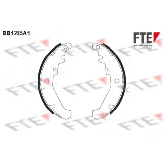 Jeu de mâchoires de frein FTE OEM 7081572