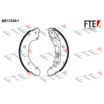 FTE BB1328A1 - Jeu de mâchoires de frein