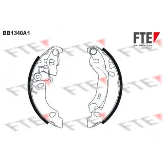 Jeu de mâchoires de frein FTE OEM 77362491