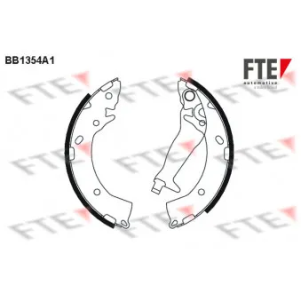 FTE BB1354A1 - Jeu de mâchoires de frein