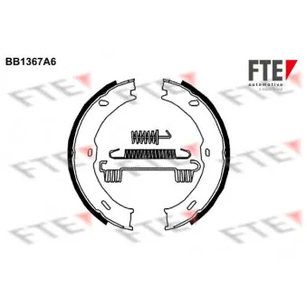 FTE BB1367A6 - Jeu de mâchoires de frein, frein de stationnement