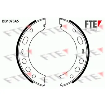 FTE BB1376A5 - Jeu de mâchoires de frein, frein de stationnement