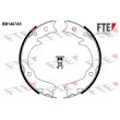 FTE BB1407A5 - Jeu de mâchoires de frein, frein de stationnement