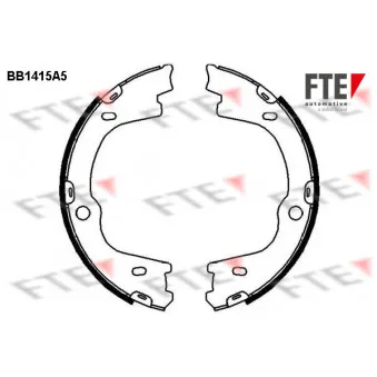FTE BB1415A5 - Jeu de mâchoires de frein, frein de stationnement