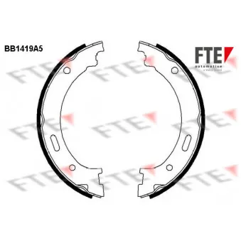 FTE BB1419A5 - Jeu de mâchoires de frein, frein de stationnement