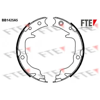 FTE BB1425A5 - Jeu de mâchoires de frein, frein de stationnement