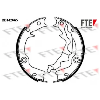 FTE BB1426A5 - Jeu de mâchoires de frein, frein de stationnement