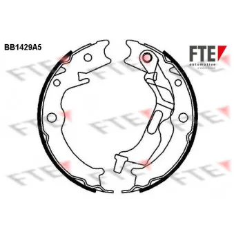 FTE BB1429A5 - Jeu de mâchoires de frein, frein de stationnement