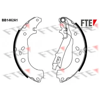 Jeu de mâchoires de frein FTE OEM 4241N8