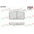 FTE BL1072A1 - Jeu de 4 plaquettes de frein avant