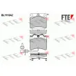 FTE BL1118A2 - Jeu de 4 plaquettes de frein avant