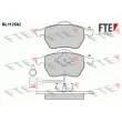 FTE BL1126A2 - Jeu de 4 plaquettes de frein avant