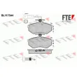 FTE BL1175A4 - Jeu de 4 plaquettes de frein avant