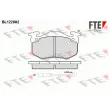 FTE BL1229A2 - Jeu de 4 plaquettes de frein avant
