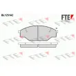 FTE BL1251A2 - Jeu de 4 plaquettes de frein avant