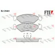 FTE BL1264A1 - Jeu de 4 plaquettes de frein avant