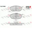 FTE BL1318A2 - Jeu de 4 plaquettes de frein avant