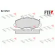 FTE BL1325A1 - Jeu de 4 plaquettes de frein avant