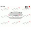 FTE BL1357A1 - Jeu de 4 plaquettes de frein avant