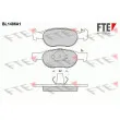 FTE BL1406A1 - Jeu de 4 plaquettes de frein avant