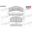 Jeu de 4 plaquettes de frein avant FTE [BL1437U2]