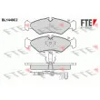 FTE BL1440C2 - Jeu de 4 plaquettes de frein arrière