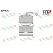 FTE BL1452A2 - Jeu de 4 plaquettes de frein avant