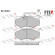 FTE BL1453A2 - Jeu de 4 plaquettes de frein avant